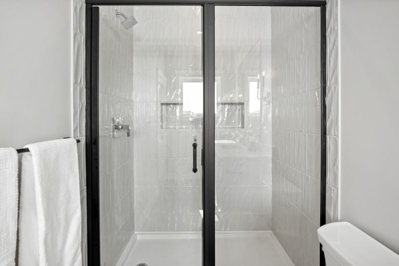 Contemporary Shower with Frame
